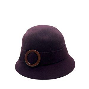 Adora Purple Hat Short Brim Vintage